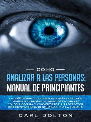 cover image of Como Analizar a las Personas